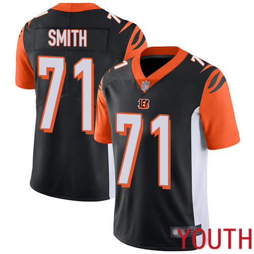 Cincinnati Bengals Limited Black Youth Andre Smith Home Jersey NFL Footballl #71 Vapor Untouchable->cincinnati bengals->NFL Jersey